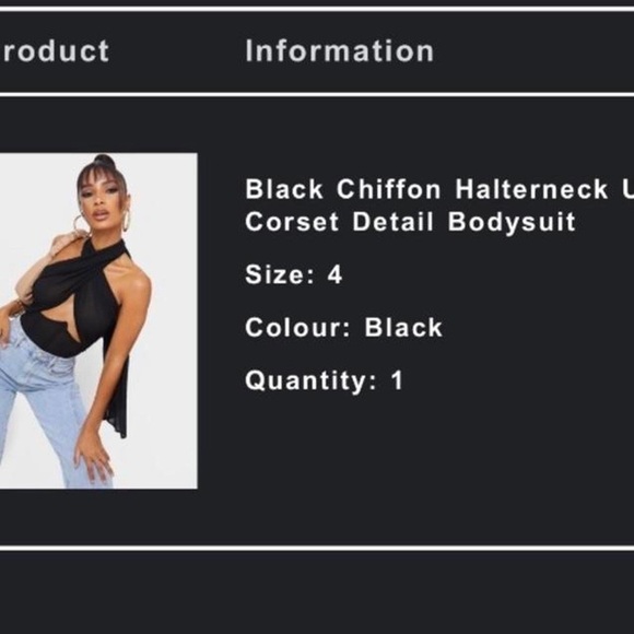 Pretty Little Thing Halter blouse - Picture 2 of 4